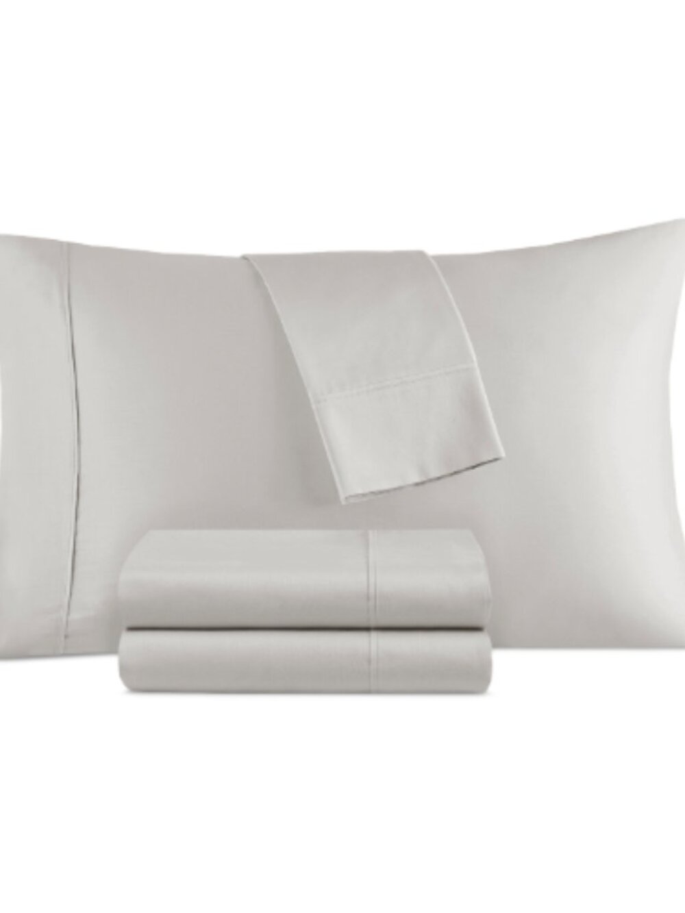Beautyrest Black Liquid 400-Thread Count 100% Cotton 4-Pc. Sheet Set, King - Gre